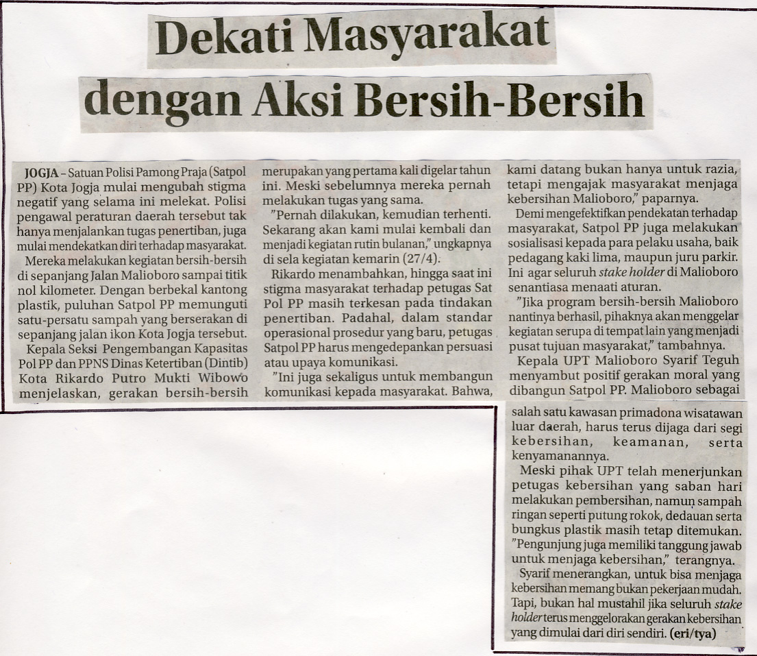 Kliping jogja terbaru